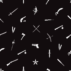 weapons and guns pattern eps10