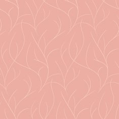 Stripes on pink background seamless pattern