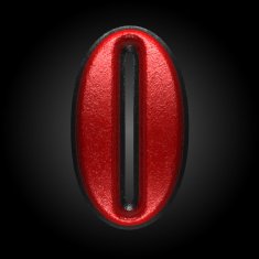 vector red plastic figure 0