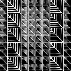 Monochrome African Ornament Seamless vector pattern