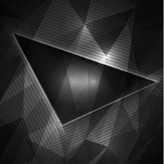 Black geometric background with copyspace