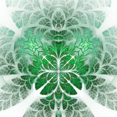 Fabulous fractal pattern in green Collectiont - tree foliage