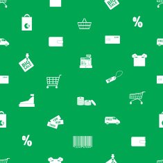 shopping icons pattern eps10 N2