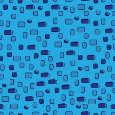abstract rounded rectangle blue seamless pattern eps10