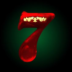vector velvet 7 letter with gold