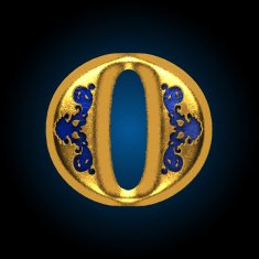 vector golden letter o N5