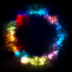 Shiny circle elegant design