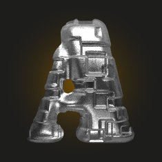 vector metal figure a N2
