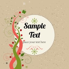 vintage floral background N54