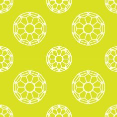 Repeating geometric tiles with lace