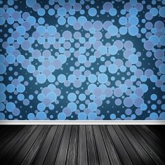 Empty room interior with wallpaper High resolution texture bac N7