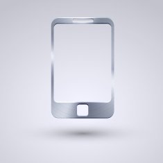 Vector full metal icon on blue background Eps10 N64