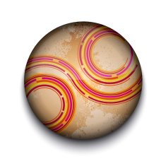 Vector abstract circle app icon N11