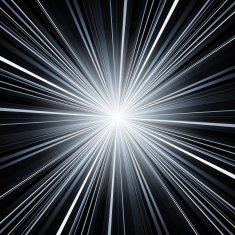Abstract black and white stripes burst background N2