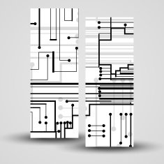 Vector banner set for your design N213