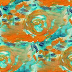 watercolor background orange blue seamless