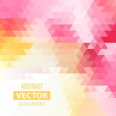 Vector background with pink triangles N7