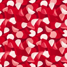 Seamless background with rose petals Vector illustration N2