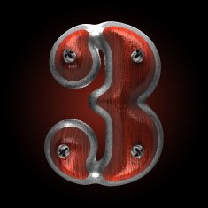 vector metal and wood figure 3 N2