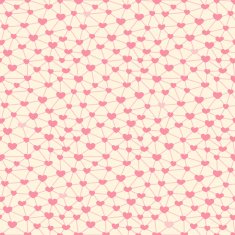 Seamless pattern with hearts linked together N4