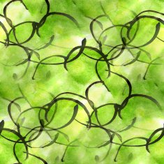 art avant-garde hand paint background green seamless wallpaper w