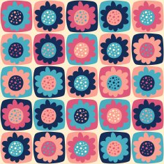 Seamless pattern with flowers N115