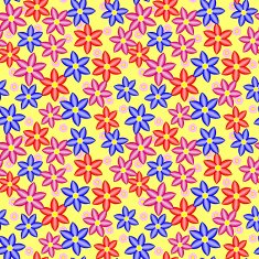 Multi Colored Seamless Floral Pattern N2
