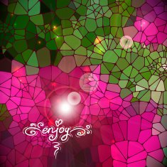 Abstract colorful shining circle vector background N4