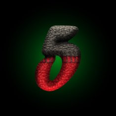 vector wool letter N30