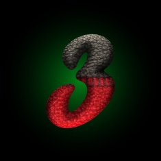 vector wool letter N31