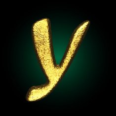 vector golden figure N255