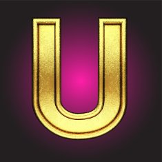 vector golden figure N258