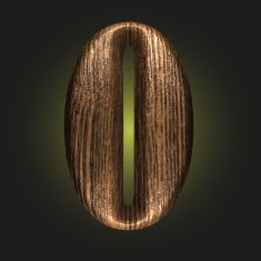 Vector wooden figure N163