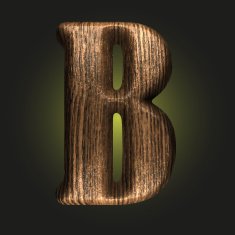 Vector wooden figure N168