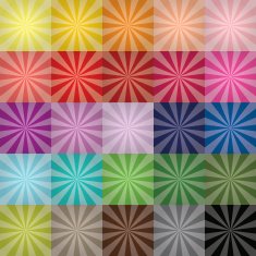 vector colorful sunburst patterns collection N2