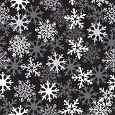snow black pattern N2
