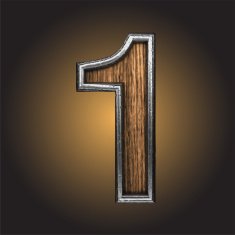 Vector wooden figure N176