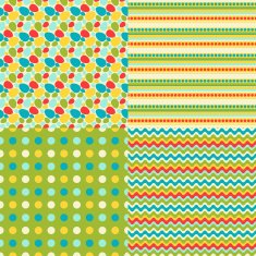 Happy Easter set of seamless patterns N2