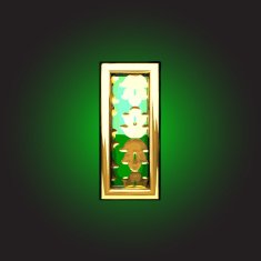 vector golden figure N267