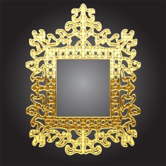 vector golden frame N9