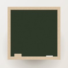 Blank blackboard with chalk and eraser Vector N2