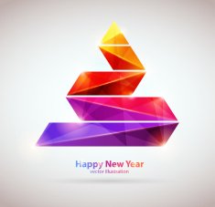 colorful christmas tree N3