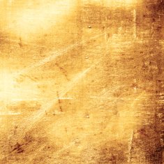 grunge scratched gold metal background
