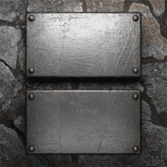 metal and stone background N371