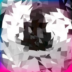 Abstract polygonal background for design