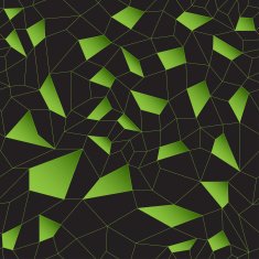 Green vector mosaic grid