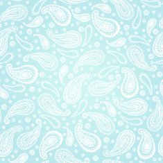 Delicate blue ornate seamless texture N2