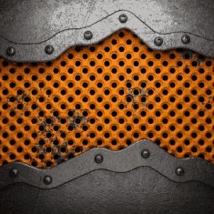 Old metal background N1359