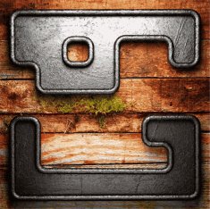 metal and wood background N458