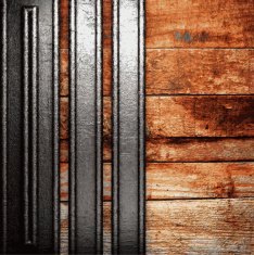 metal and wood background N460
